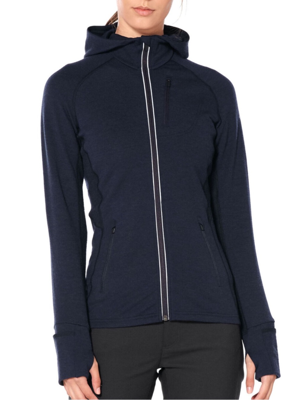Icebreaker 220 GT Women’s Merino Wool Hoodie Baselayer Small